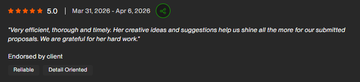 Client review 5 of 6